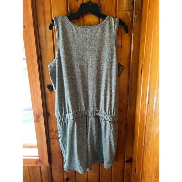 Casual Gray Sleeveless Romper Drawstring Waist Jumpsuit‎ - Picture 2 of 4